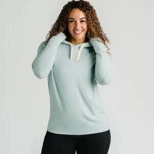 Zyia Soft Blue Boyfriend Hoodie XS